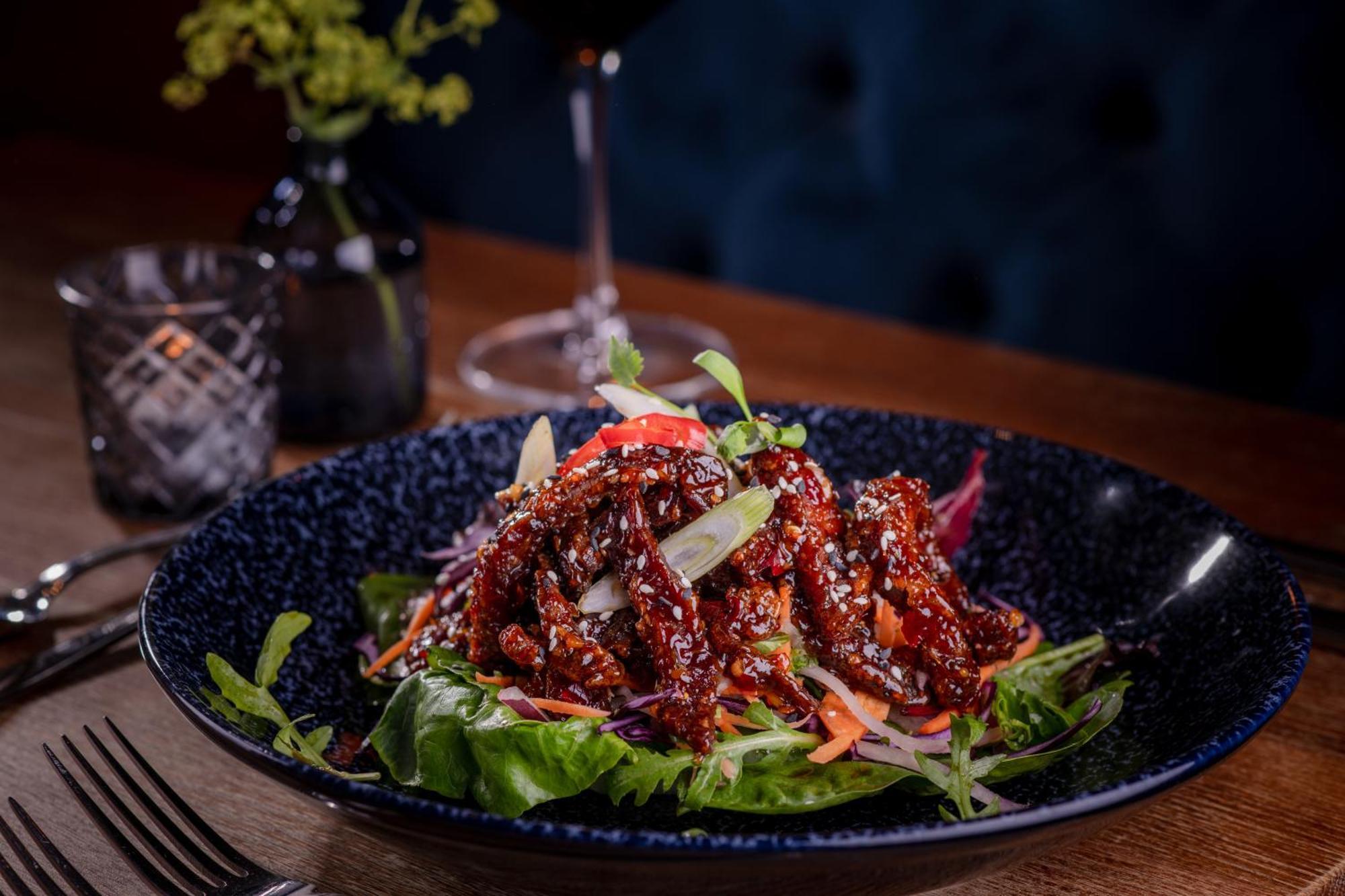 The Millstone, Mellor Hotel Blackburn  Kültér fotó Sesame chicken
